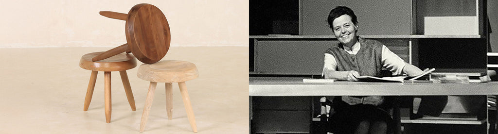 Perriand-Inspired Design: The Meribel and Berger Stools by TreeHause