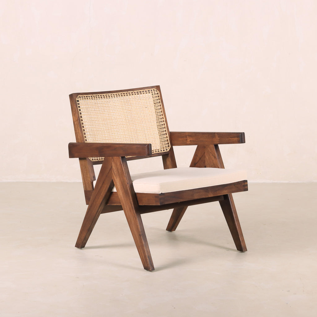 Easy Lounge Chair Dark Brown 