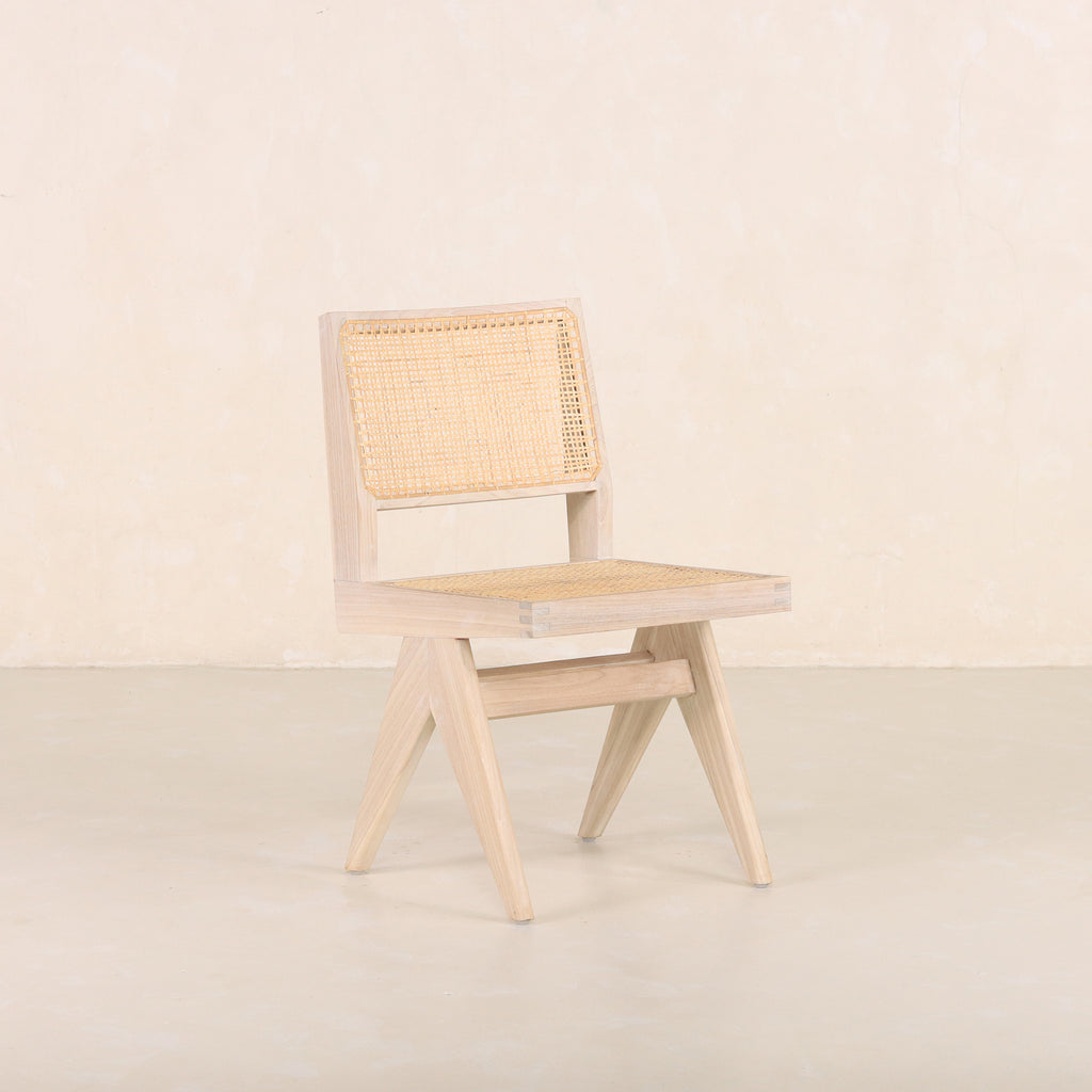 Capitol Cane Chair Sun-Bleached Oil