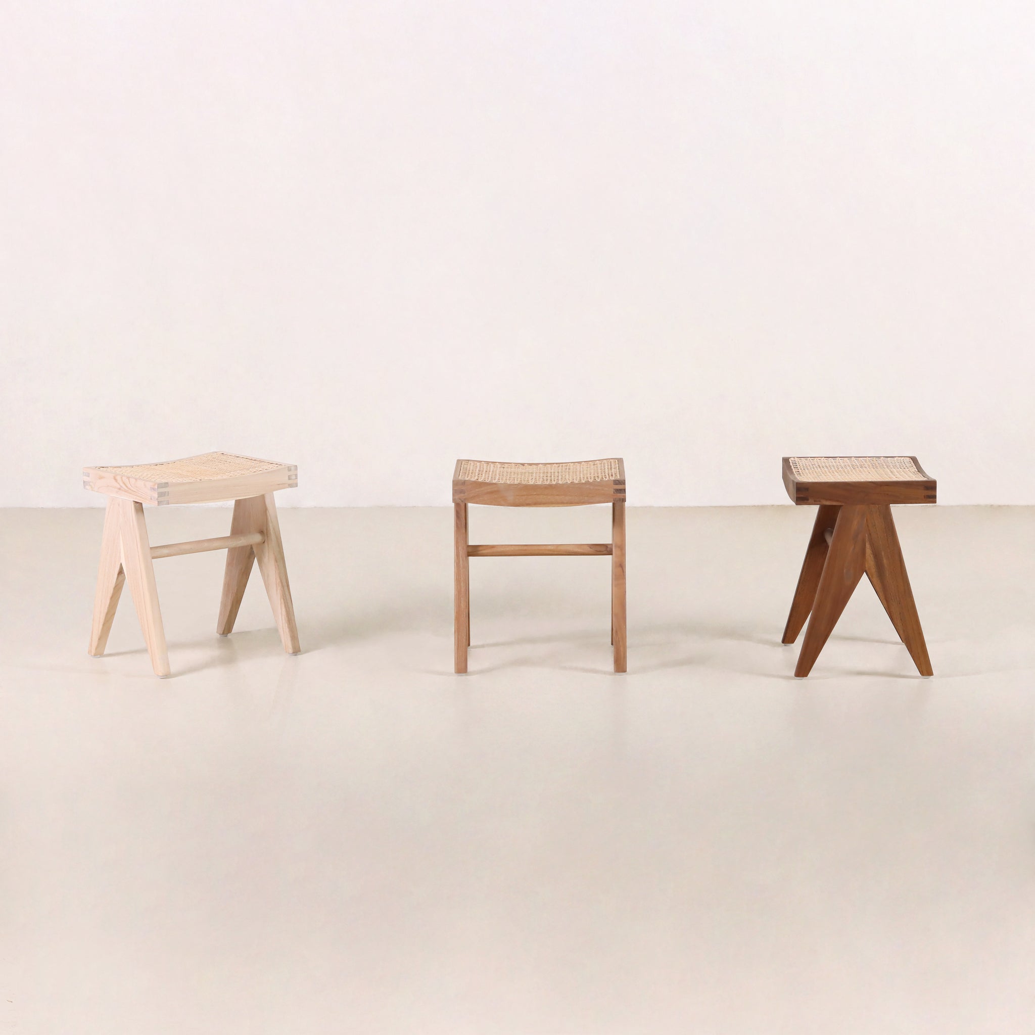 Low Cane Stool – TreeHause
