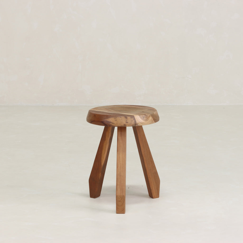 Charlotte Perriand Meribel Milk Stool by TreeHause Natural