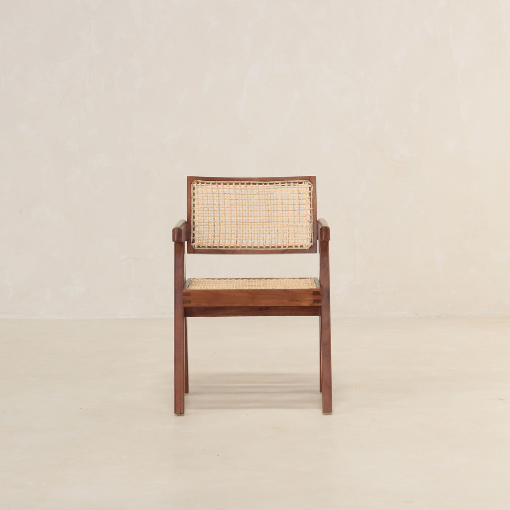 Capitol Cane Children's Armchair Brown Teak