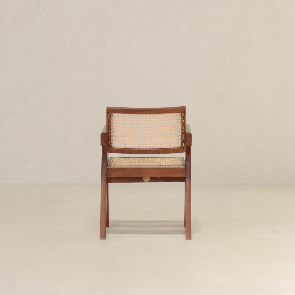 Capitol Cane Children's Armchair Brown Teak